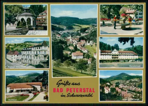 2x - AK Bad Peterstal Griesbach - Renchtal Schwarzwald - Bus Bahnhof Wald Berge
