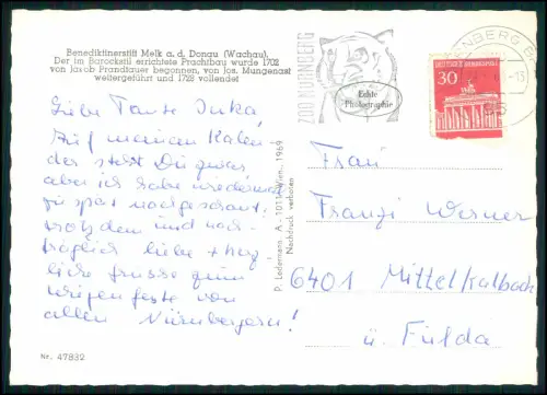 AK - Benediktinerstift Melk an der Donau - Wachau in Österreich