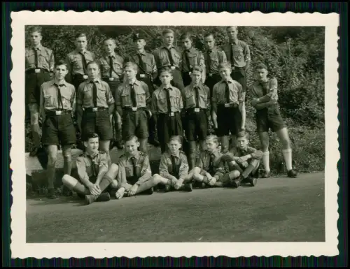 Foto - Jungs kurze Hose Pimpf - Gruppenbild Uniform