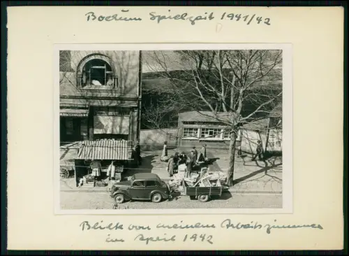 Foto Schauspielhaus Bochum Spielzeit 1941-42 Blick auf die Straße Auto Geschäft