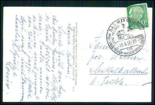 4x AK - Bad Mergentheim in Tauberfranken - diverse Ansichten