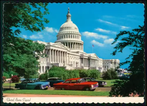 AK USA Washington D.C. United States Capitol 1975 Dexter Press Postkarte Airmail
