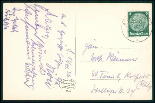 AK - Bad Salzuflen Lippe - Renaissancehaus 1620 - Langestrasse - gelaufen 1936