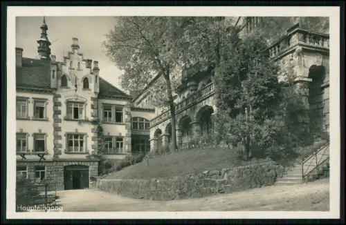Foto AK - Rothenburg ob der Tauber - Sanatorium Wildbad Hauptgebäude - 1939 gel.