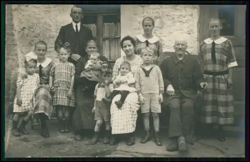 12x Echt Foto AK - Mädchen Jungs Kinder Damen Herren Gruppen - 1910er 1920er