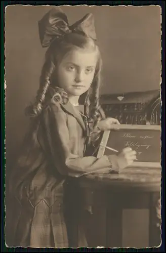 12x Echt Foto AK - Schule Kinder Junge Mädchen Porträt Klasse - 1910er 1930er