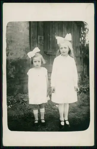 12x Echt Foto AK - Kinder Jungs Mädchen Porträt Spielzeug u.a.  - 1910er 1940er