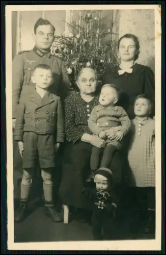 12x Echt Foto AK - Familie Kinder Jungs Mädchen Oma Papa Porträt - 1920er 1940er