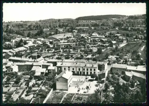 Echt Foto AK - Cunlhat Puy-de-Dôme - Luftbild - Schulhof Dorfansicht Auvergne...
