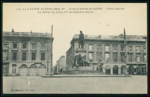 5x AK 1. WK - Reims Kathedrale Zerstörung 1914-17  Bombardement La Grande Guerre