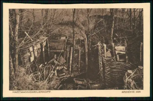 9x AK 1. WK - Feldpost Hartmannsweilerkopf Elsass Jägerdenkmal Vogesen u. andere