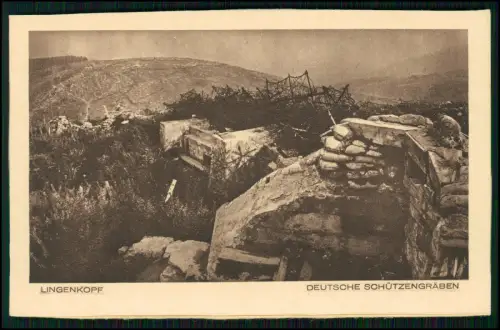 9x AK 1. WK - Feldpost Hartmannsweilerkopf Elsass Jägerdenkmal Vogesen u. andere