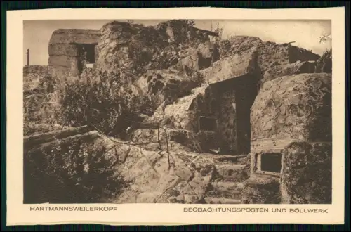 10x AK 1. WK - Feldpost Hartmannsweilerkopf Elsass Bollwerk Vogesen - und andere