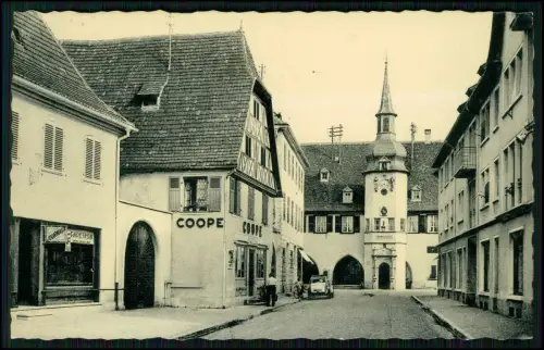 AK - Benfeld Elsass Bas-Rhin - Stadttor Rue du Général de Gaulle Fachwerkhäuser