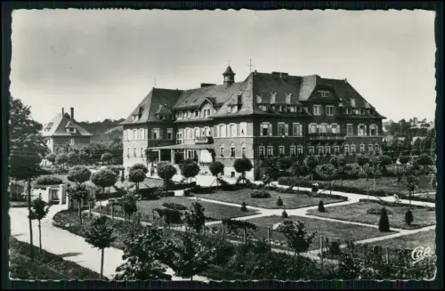 Foto AK - Morsbronn-les-Bains - Kurhaus Thermalbad Elsass Bas-Rhin Gartenanlage