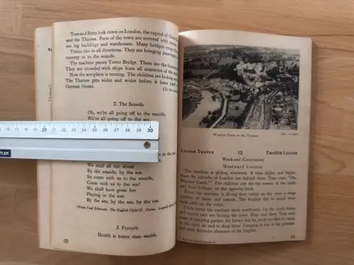 Englisch Schulbuch - Oberschule für Jungen Dr. Heinrich Fischer 96 Seiten Teil 1