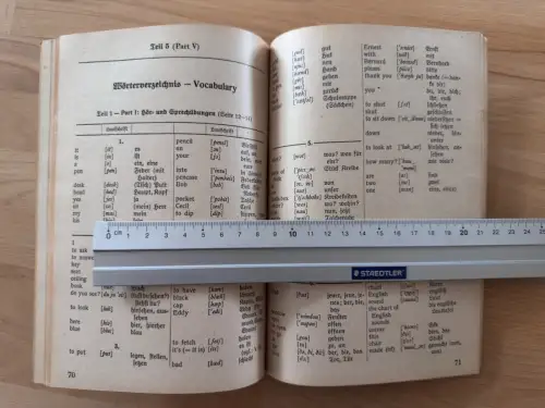 Englisch Schulbuch - Oberschule für Jungen Dr. Heinrich Fischer 96 Seiten Teil 1