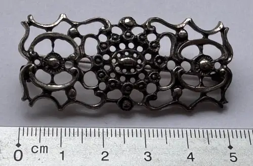 Orig. England Silberbrosche 925 - BAS Birmingham Assay Silver - Bernard Instone