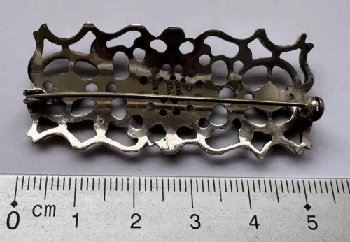 Orig. England Silberbrosche 925 - BAS Birmingham Assay Silver - Bernard Instone