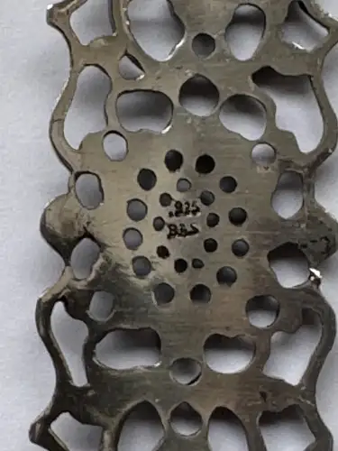 Orig. England Silberbrosche 925 - BAS Birmingham Assay Silver - Bernard Instone