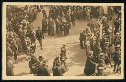 AK - Luçon Vendée - Kardinäle Prozession Richelieu Statue Einweihung - 1943 Info
