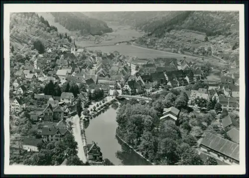Foto 18x12 - Sulz am Neckar - Luftaufnahme Altstadt, Neckar-Fluss, Brücken ...
