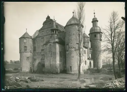 Creglingen Waldmannshofen Wasserschloss Ansicht 18x13 Foto historische Architekt