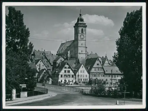 Foto 18x13 - Nürtingen Neckar Stadtkirche St. Laurentius Altstadt am Neckarufer