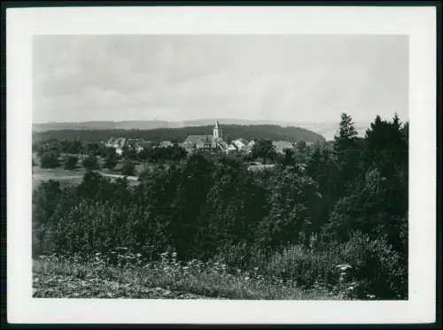 Foto 18x13 - Blick Mainhardt Schwäbischer Wald - Pfarrkirche Häuser Ortszentrum