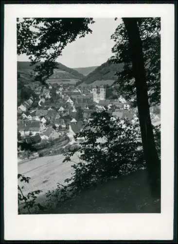 Foto 18x13 - Wiesensteig Filstal Schwäbische Alb - mit Stiftskirche St. Cyriakus