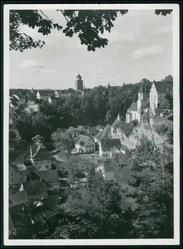 Foto 18x13 - Haigerloch Hohenzollern Blick auf Schlosskirche Römer­turm Eyachtal