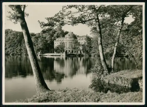 Foto 18x13 - Ludwigsburg prachtvolles Schloss Monrepos im Monrepos Park am Ufer