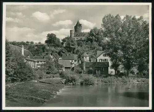 Foto 18x13 - Möckmühl an der Jagst - Eindrucksvolle Ansicht - vom Ufer zum Ort