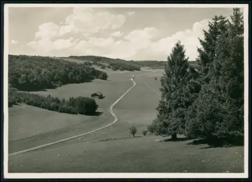 Foto 18x13 - Schwäbische Alb Panorama Albhochfläche Landschaft Wälder und Täler