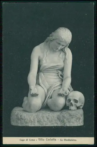 AK - Lago di Como Villa - Carlotta La Maddalena - Skulptur Maria Magdalena