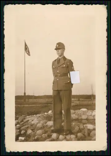 Portrait Soldat - RAD-Abt. 4/133 - XIII  Magdeburg-Anhalt