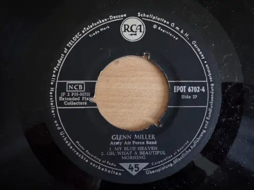 Glenn Miller Army Air Force Band - RCA EPOT 6702-4 - 45 RPM Vinyl Single TELDEC