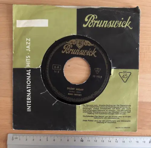 Hamburg Pat Boone Single 45rpm London - DL20052 I Almost Lost My Mind Brunswick