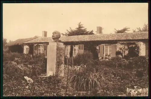 10x AK 2. WK Saint Vincent de Jard Haus Georges Clemenceau Bel Esbat Vendée u.a.