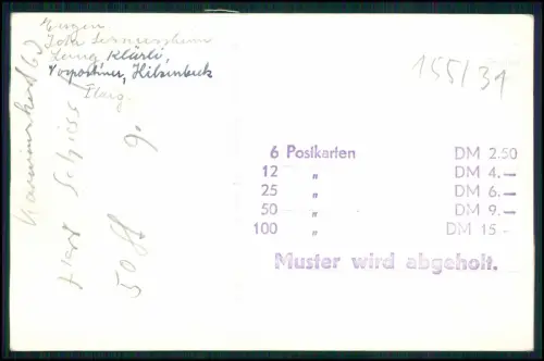 Foto AK - Schloss Blutenburg Seldweg - in München Pasing Obermenzing