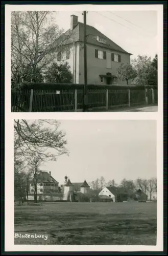 Foto AK - Schloss Blutenburg Seldweg - in München Pasing Obermenzing - 1940-50