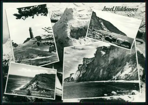6x AK - Hiddensee Ostsee Insel - Kloster Vitte Neuendorf Leuchtturm Dornbusch...
