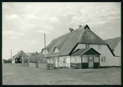 2x Echt Foto AK - Hiddensee Neuendorf Insel Ostsee - Leuchtturm Reetdachhaus ...