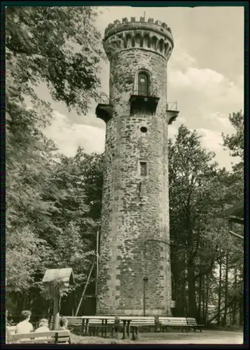 4x Echt Foto AK - Ilmenau Thüringen Rathaus und Kickelhahn Turm DDR Karten u.a.