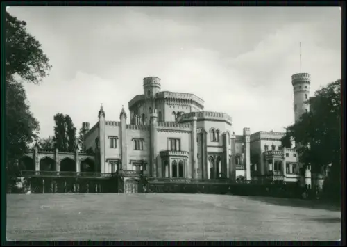 2x AK - Potsdam Schloß Babelsberg Seeseite mit Turm VEB Foto-Verlag DDR Echtfoto