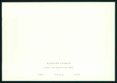 Kloster Chorin DDR Mappe 8x Foto 15x10 - Klaus Beyer Leipzig Prof. Johannes Jahn