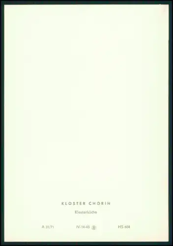 Kloster Chorin DDR Mappe 8x Foto 15x10 - Klaus Beyer Leipzig Prof. Johannes Jahn