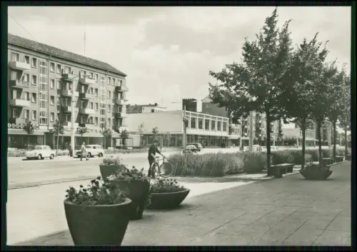 Foto AK - Frankfurt (Oder) Karl-Marx-Straße 1960er Jahre DDR Originalfoto Fricke