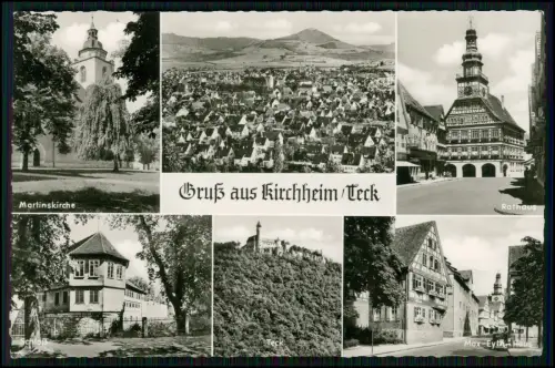Foto AK - Kirchheim unter Teck Rathaus Martinskirche Schloss Burg Max-Eyth-Haus