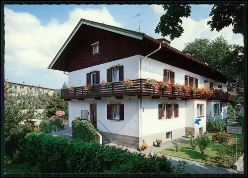 Foto AK - BAD REICHENHALL Fremdenheim Rosette Pension Kramer - Bayern Hotel Haus